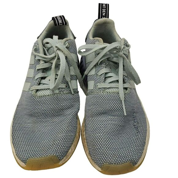 ADIDAS Boost Sneakers Women's 8 Blue NMD_R2 Raw Steel Tennis Shoes Running - Picture 3 of 11